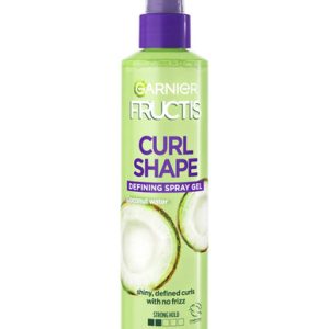 Garnier Fructis Curl Shape Defining Spray Gel, Kokoswasser, 8,5 Unzen