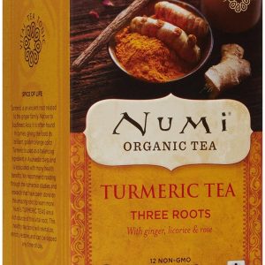 Numi Bio-Teeturmeric drei Wurzeln – 12 ct. Packung mit 6