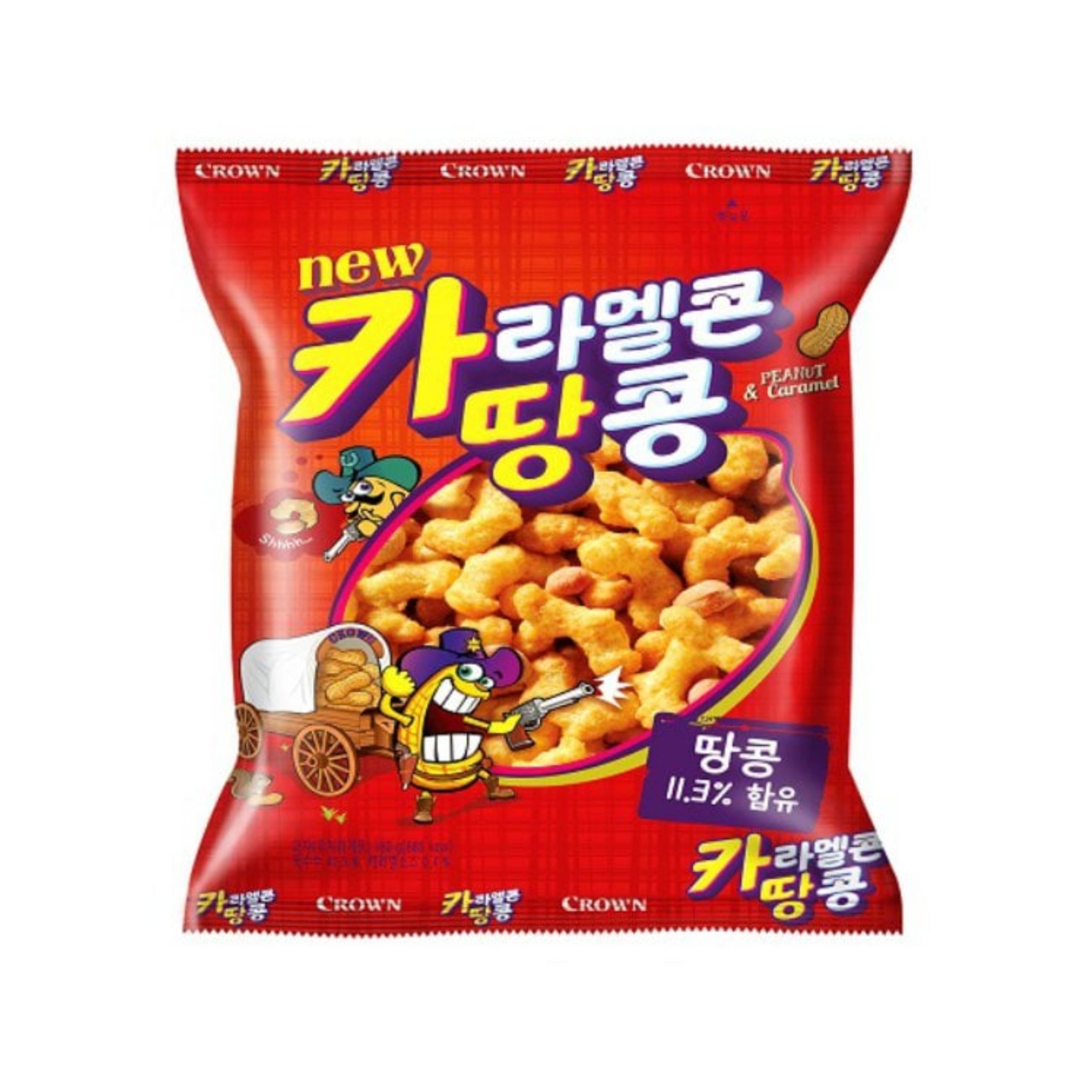 Krone Karamell Mais Erdnüsse Snack (Korea)