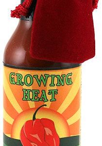 Wachsende Hitze Habanero Chilisauce (mit Pfeffersamenpaket), 5oz