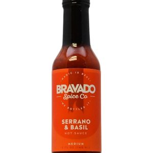 scharfe Sauce bravado Gewürz Co serrano & Basilikum mittel 5 Unzen Hitze 5 $11,48