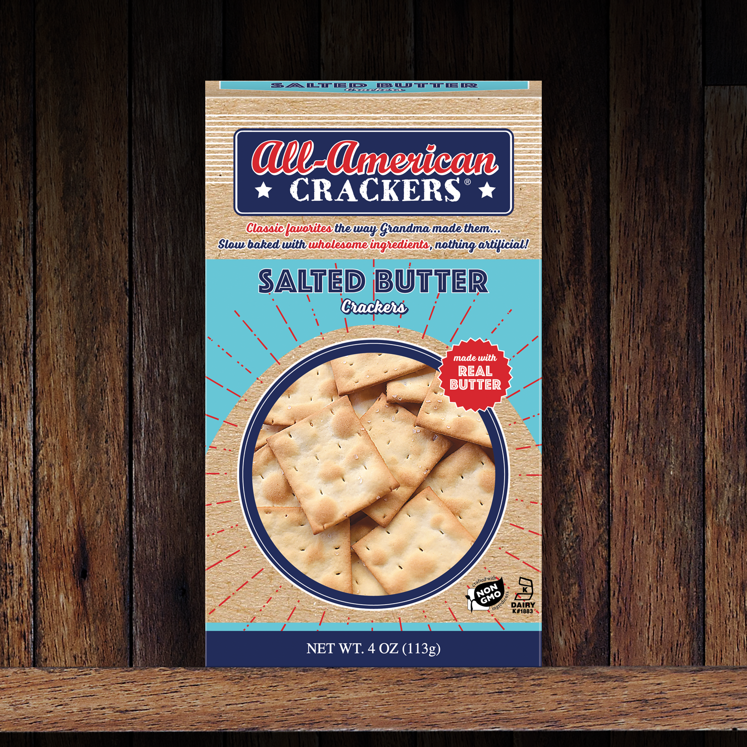 Partner Crackers – Gesalzene Butter Snack Crackers