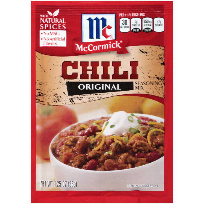 McCormick Gewürzmischung Chili, 1,25 oz – 24er Packung