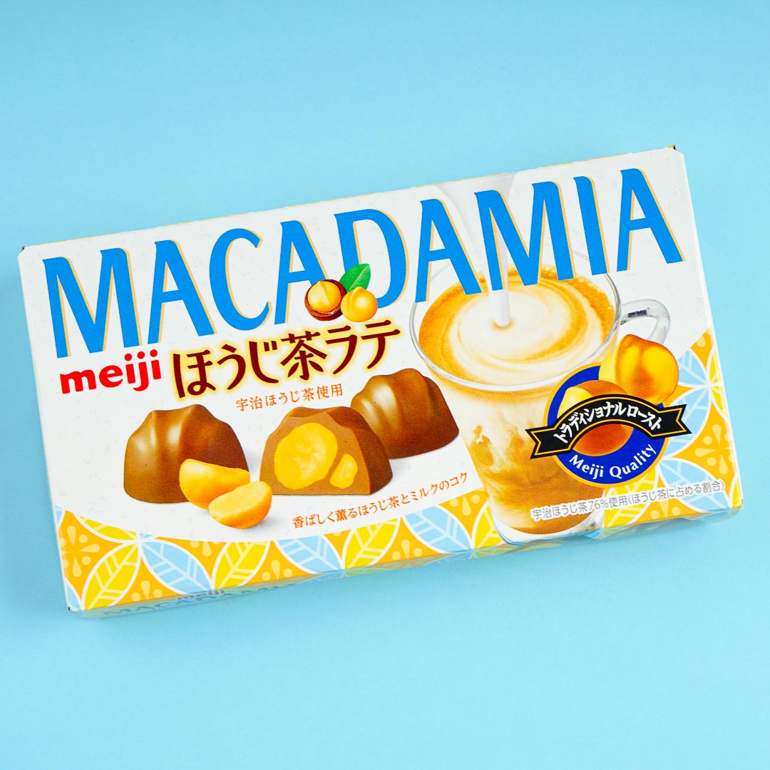 Meiji Macadamia Hojicha Schokolade
