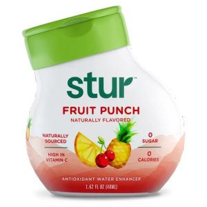 Stur Wasser Enhancer flüssige Frucht Punsch, 1,62 Unzen Packung mit 6