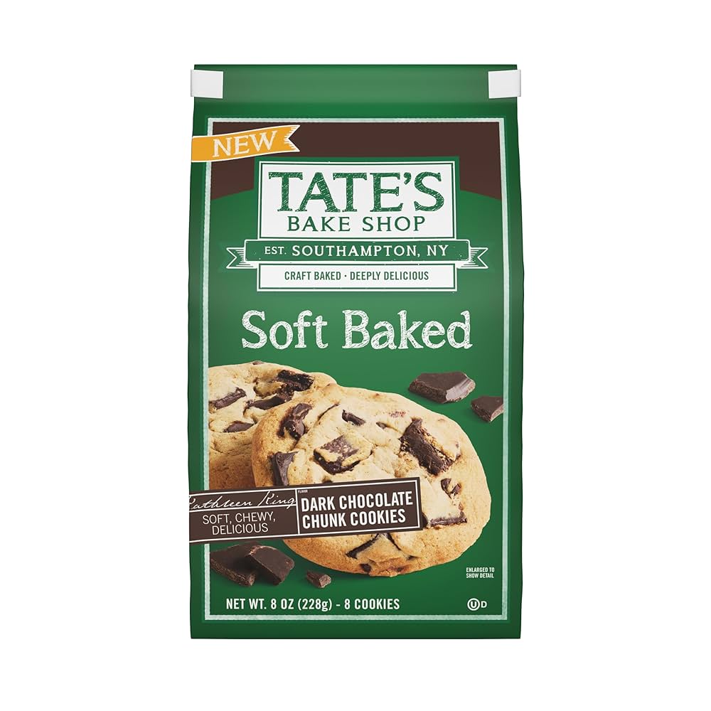 Tate's weich Baked Dunkle Schokolade Chip Kekse