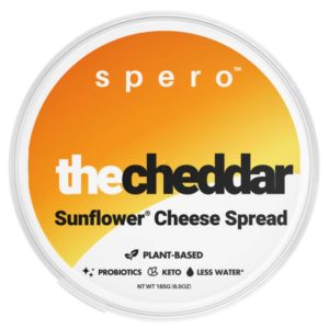 Spero The Cheddar Sunflower Käseaufstrich – 18 x 6,5 Unzen