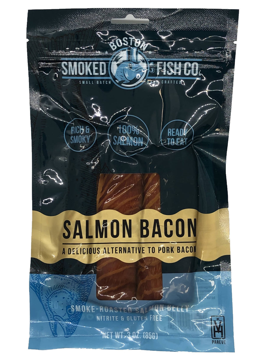 Lachsbacon (heißer geräucherter Bauch) – 12 x 3 oz