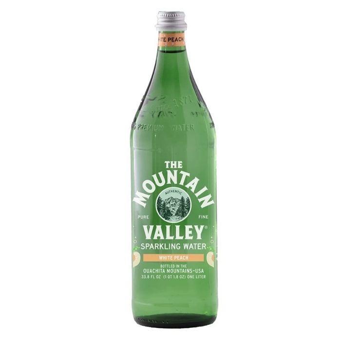 Das Mountain Valley – Weißes Pfirsich Funkelndes Wasser In Glas, 33.8 fl oz
