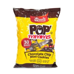 Bloom’s Pop Mmms Mini-Schokolade-Chip-Kekse, 0,5 oz × 30 Count