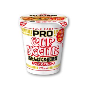 Nissin Cup Nudeln pro – ursprüngliches Aroma hohe Proteine & wenig Kohlenhydrate