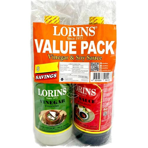 Lorins – Essig und Sojasauce Value Packung – 2000 ML