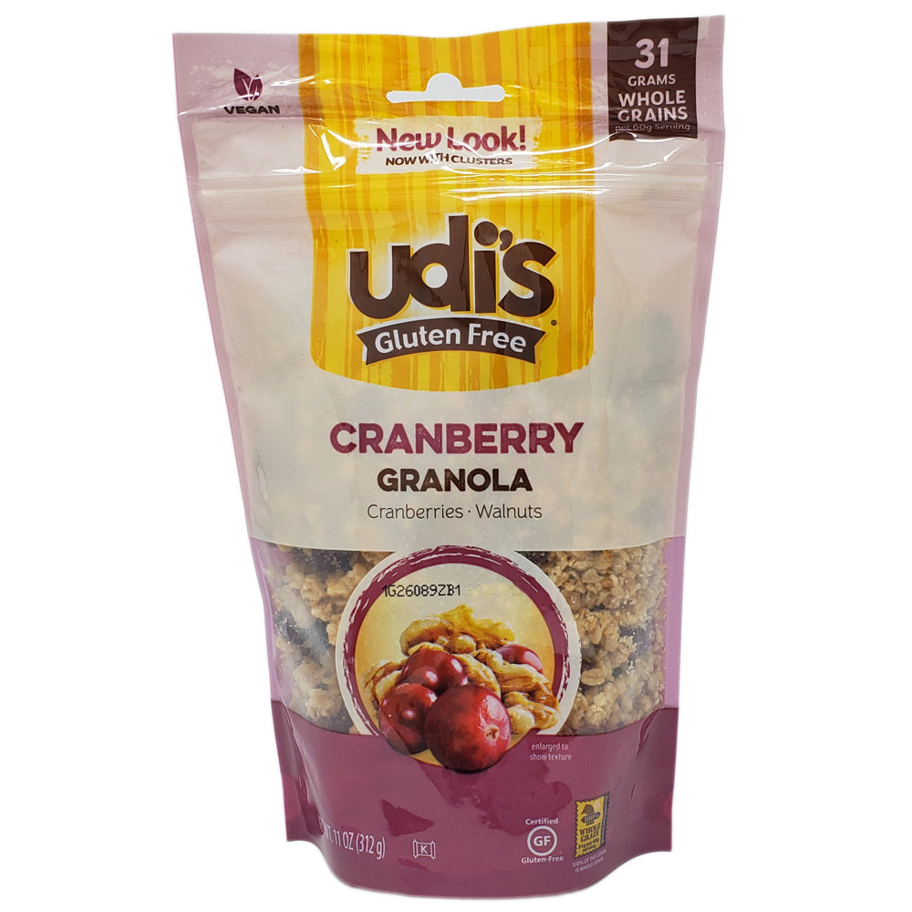 Udi's Cranberries und Walnüsse