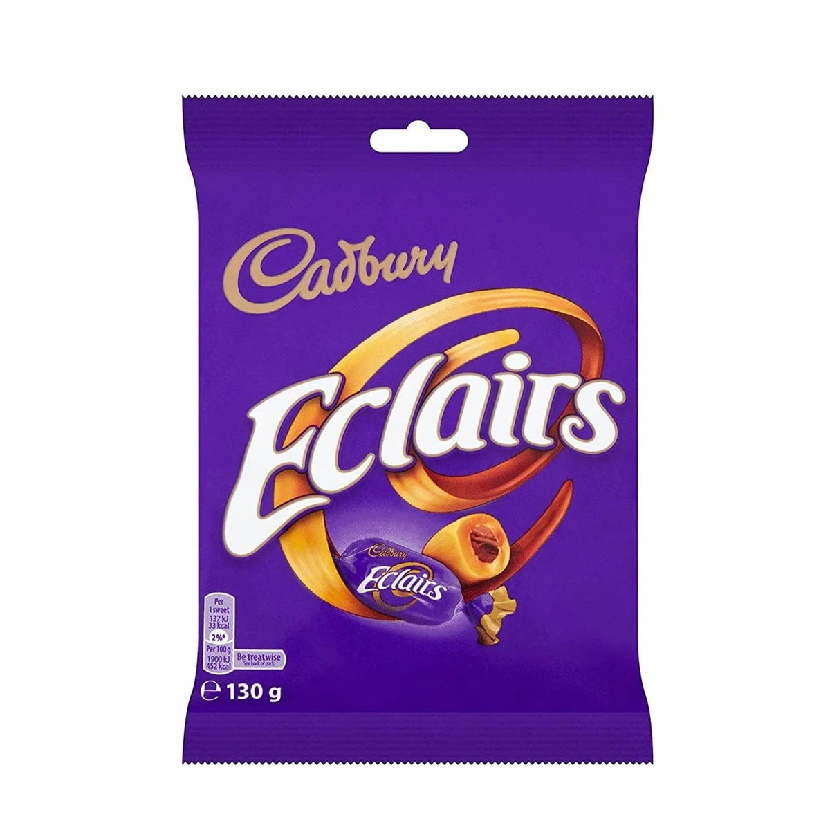 Cadbury Eclairs 130g VEREINIGTES KÖNIGREICH (Fall von 12)