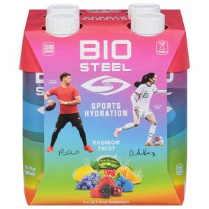 Biosteel – Ready To Getränk Regenbogen Twist, 66,8 Floz (Packung mit 6)