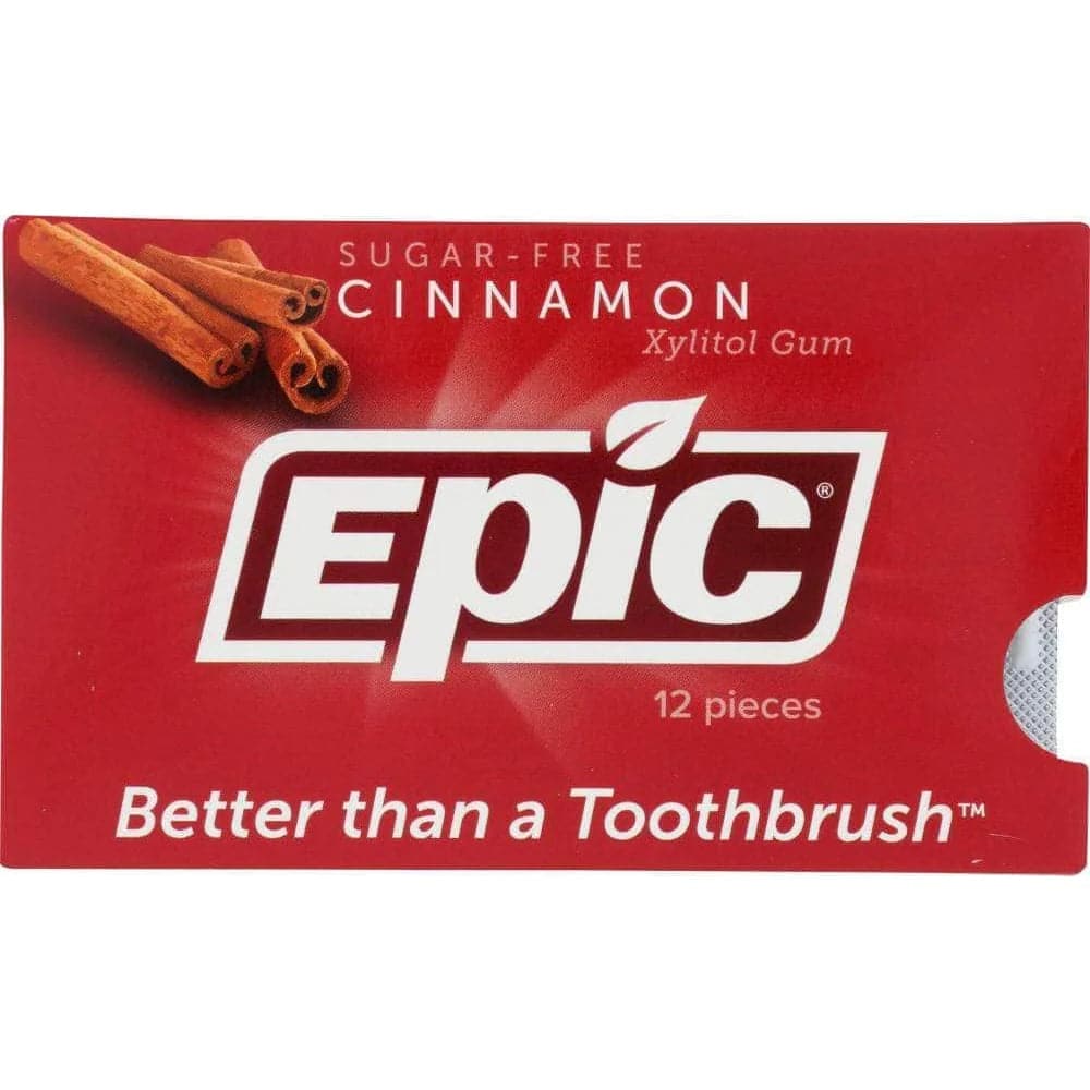 Epic Dental – Zimt Xylitol Zahnfleisch für Zähne – 12 Stück
