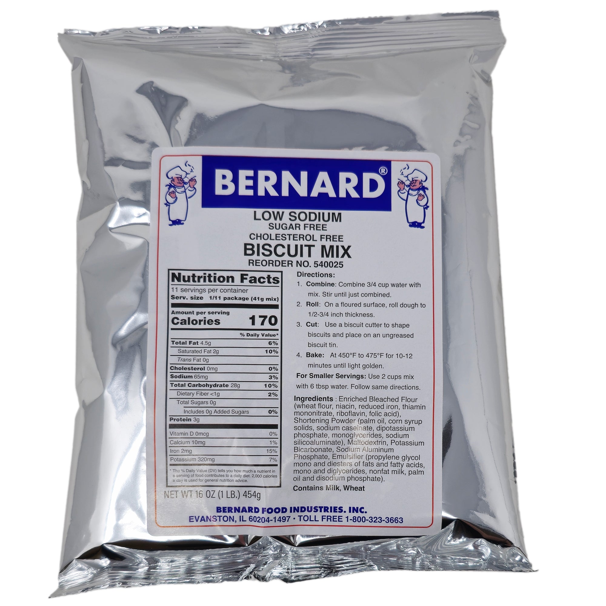 Bernard Keks Mischung Sehr niedrige Natrium