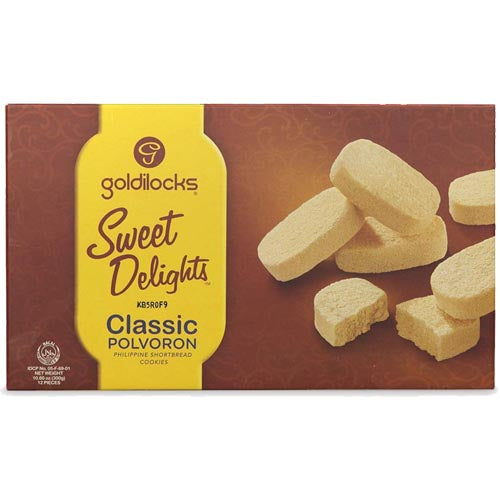 Goldilocks Süße Köstlichkeiten – Klassische Polvoron – Philippine Shortbread Kekse – 12 Stück – 10.60 OZ