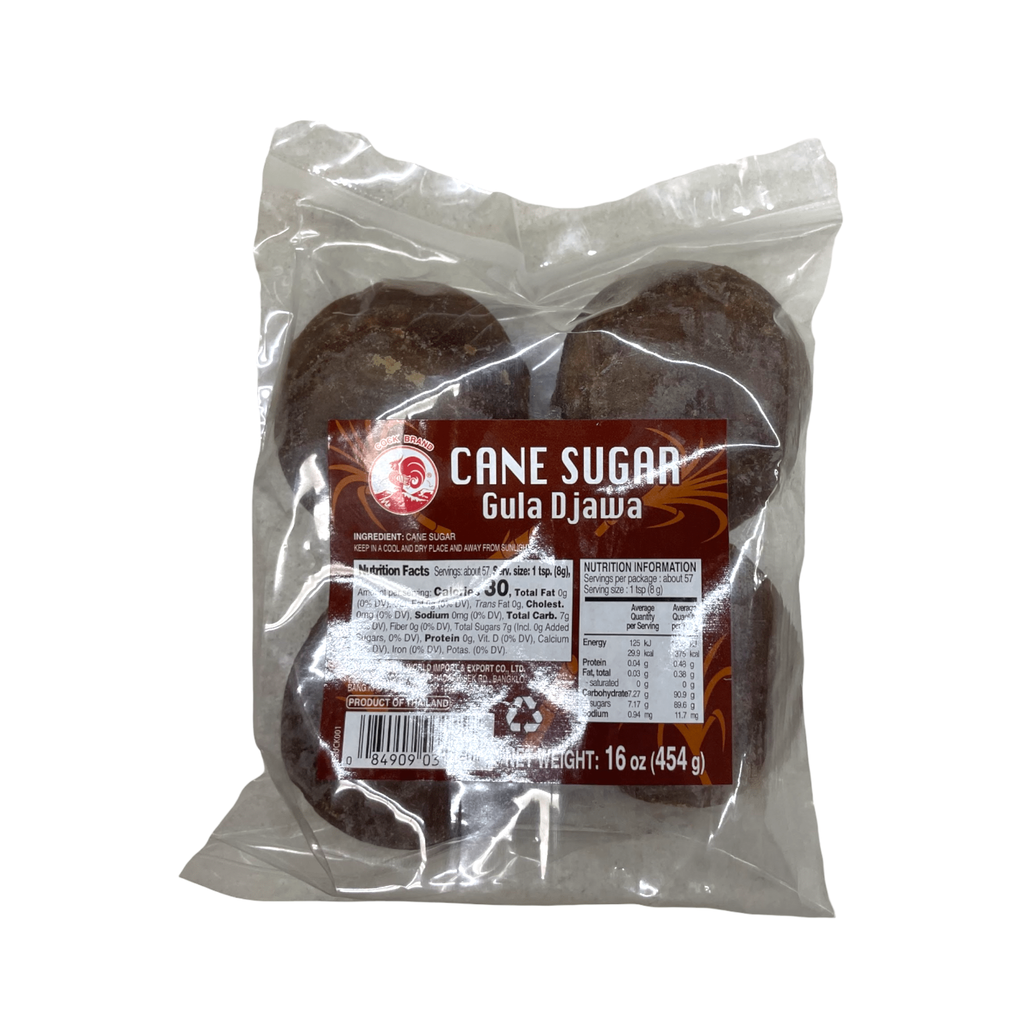 Cock Brand Zuckerrohr (Gula Djawa)