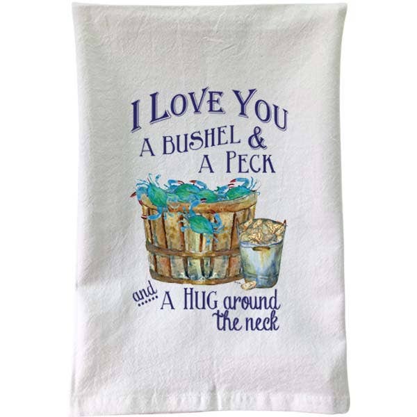 Lieben Sie ein Bushel & Peck Mehl Sack Handtuch – B McVan Designs