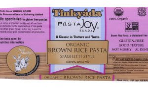 Tinkyada Nudeln brauner Reis Spaghetti org 12 Unzen – Packung mit 1
