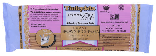 Tinkyada Pasta brauner Reis Spaghetti Org 12 Oz – Packung mit 1