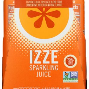 Izze Beverage Saft funkelnde Clementine 33,6 fo – (Packung mit 6 Stück) – 4Pk