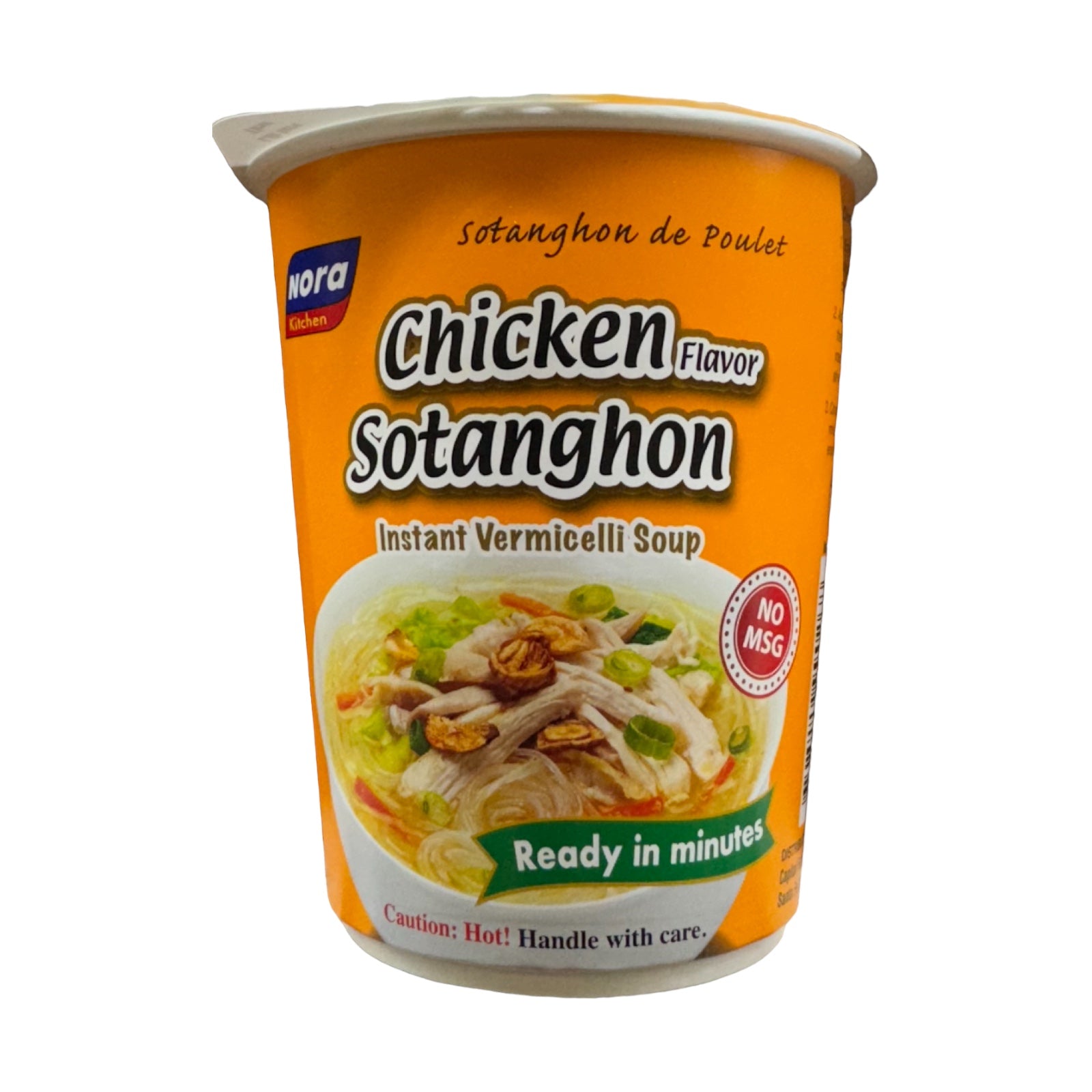 Nora Kichen Hühnergeschmack Sotanghon Instant Vermicelli Suppe