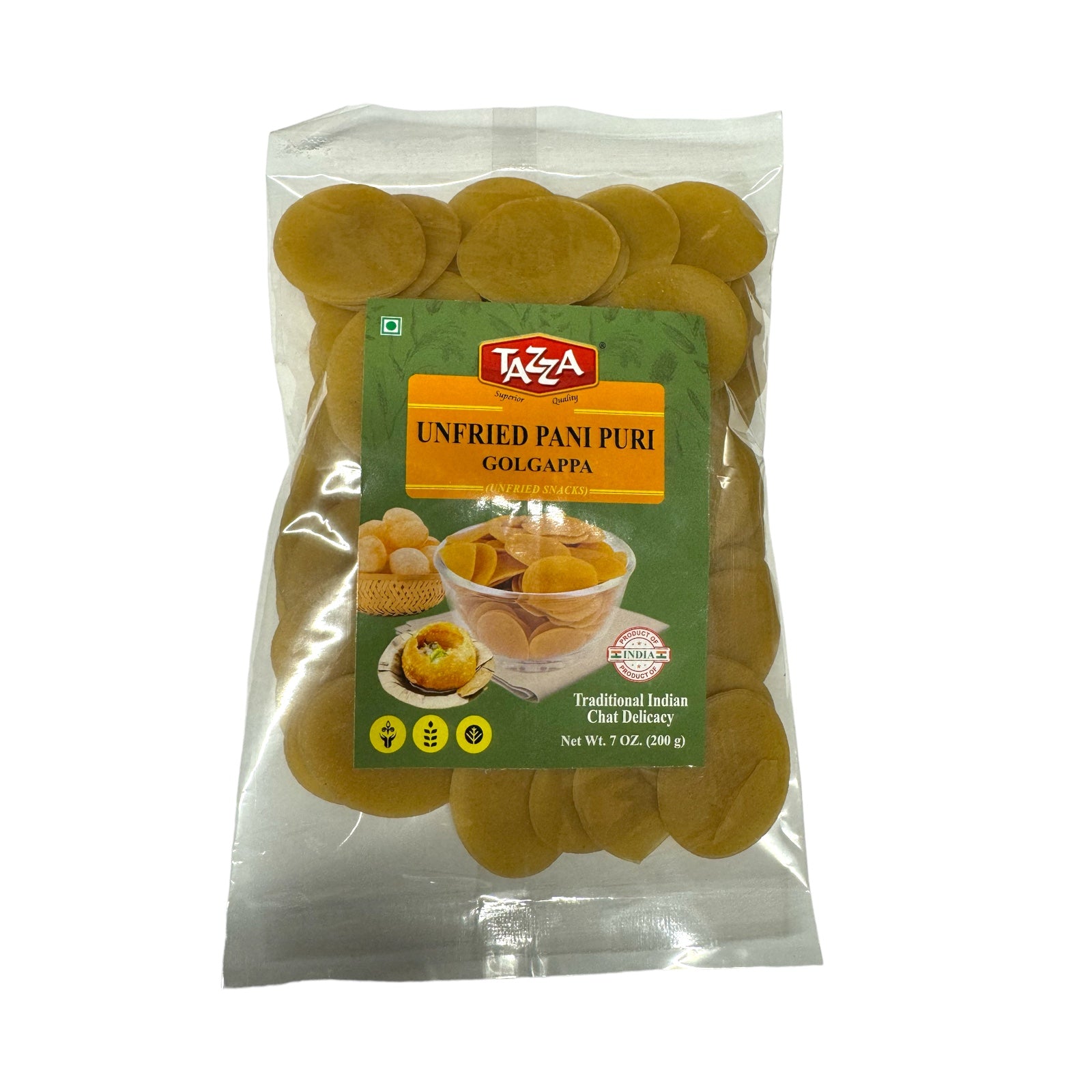 Tazza – Unfrittierte Pani Puri (Golgappa)