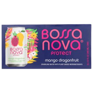 Bossa Nova – Mango Drachenfrucht glitzernd Water, 96 fl oz – Packung mit 3