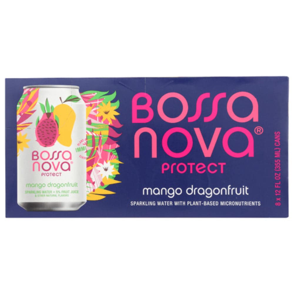 Bossa Nova – Mango Drachenfrucht glitzernd Water, 96 fl oz – Packung mit 3