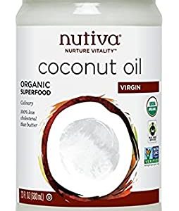 Nutiva Bio-Kokosöl: reines, mehrfach verwendbares natives Extra-Öl