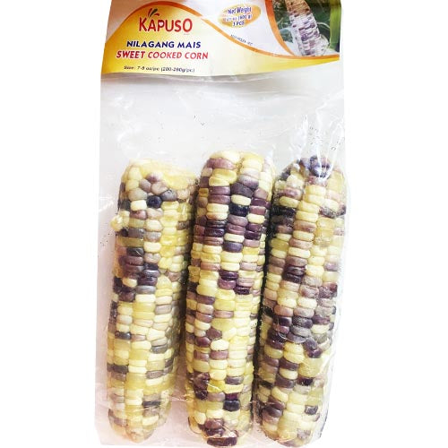 Kapuso – Nilagang Mais – Süßgekochter Mais – Drei Stücke – 21 OZ