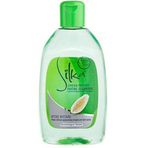 Silka – Facial Reinigungsmittel – grüne Papaya – grünes Papaya-Extrakt + Vitamin B3 – 150 ml