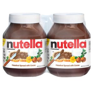 Nutella Haselnuss mit Kakao, 33,5 Unzen, 2 Zählungen