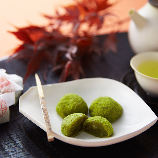 Itokyuemon, Matcha Grüner Tee, “Ujikomochi”, 10 Stück in 1 Schachtel, Für Geschenk