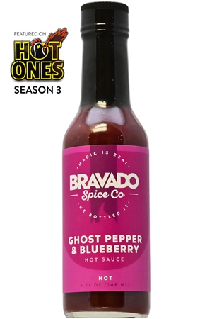 Bravado Spice Co Ghost Pfeffer & Heidelbeere Chilisauce
