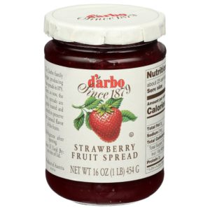 Darbo – Fruit Spread Erdbeere, 16 Unzen (Packung mit 6 Stück)