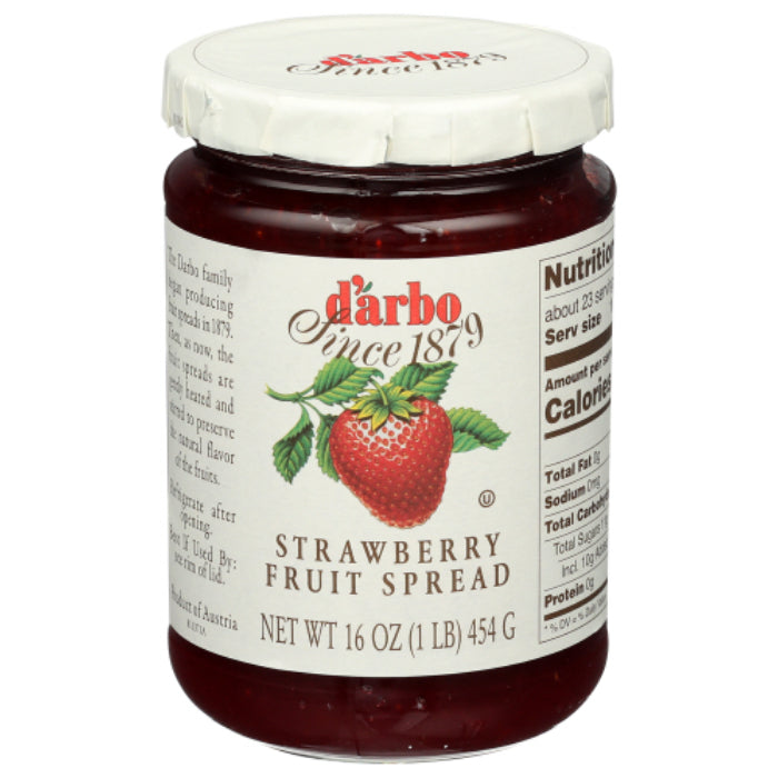 Darbo – Obstaufstrich Erdbeere, 16 Oz (Packung mit 6)