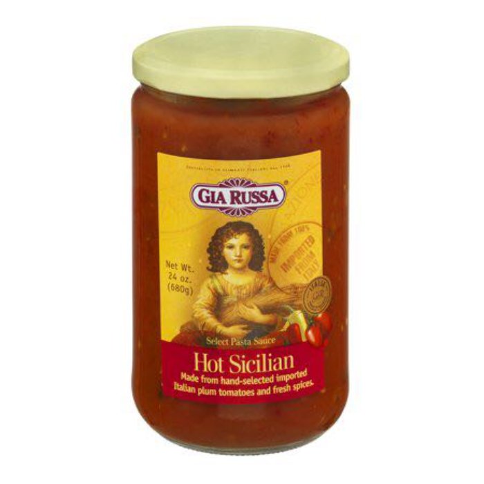 Gia Russa – Soße sizilianischen heißen 24 Oz – Packung mit 6