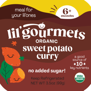 Lil Gourmets Süßkartoffelcurry, 3,5 Unzen – Packung mit 8 Stück