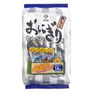 Masuya “Onigiri Senbei”, Reisknacker, Salzgeschmack, 28 Stück