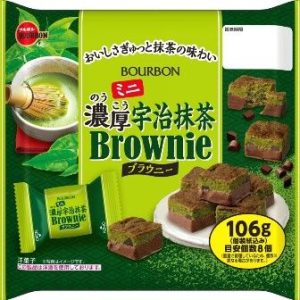 Bourbon “Noukou Choco Brownie” Matcha-Geschmack, 8 Mini-Bars, – 106g