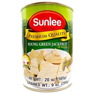 Sunlee Brand Premium-Qualität – junge grüne Jackfruit im Wasser – 20 Unzen