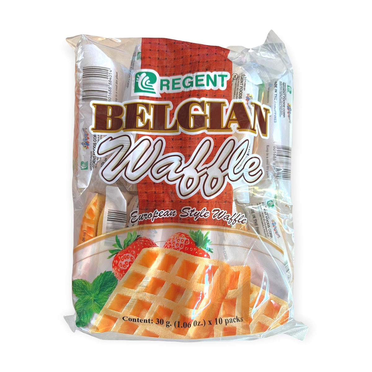 Regent Belgische Waffel – Waffel im europäischen Stil – 10er Packung – 300 G