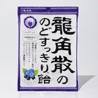 Ryukakusan, Nodo Sukkiri Ame, Cassis & Heidelbeere, zuckerfrei, 75g