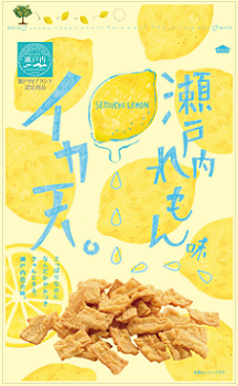 Maruka, Ikaten Setouchi Zitrone, Tintenfisch Tempura Snack, 65g