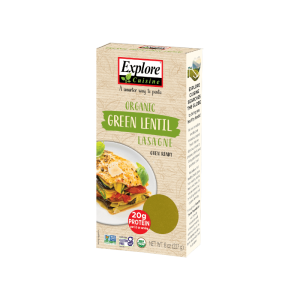 Explore Cuisine Bio-grüne Linsen Lasagne