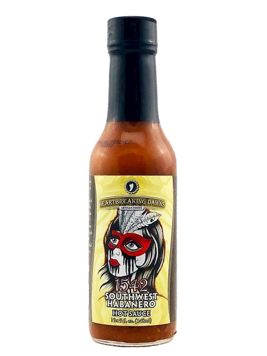 Chilisauce Heartbreaking Dawn 1542 Südwestlicher Habanero 5 oz Hitze 7
