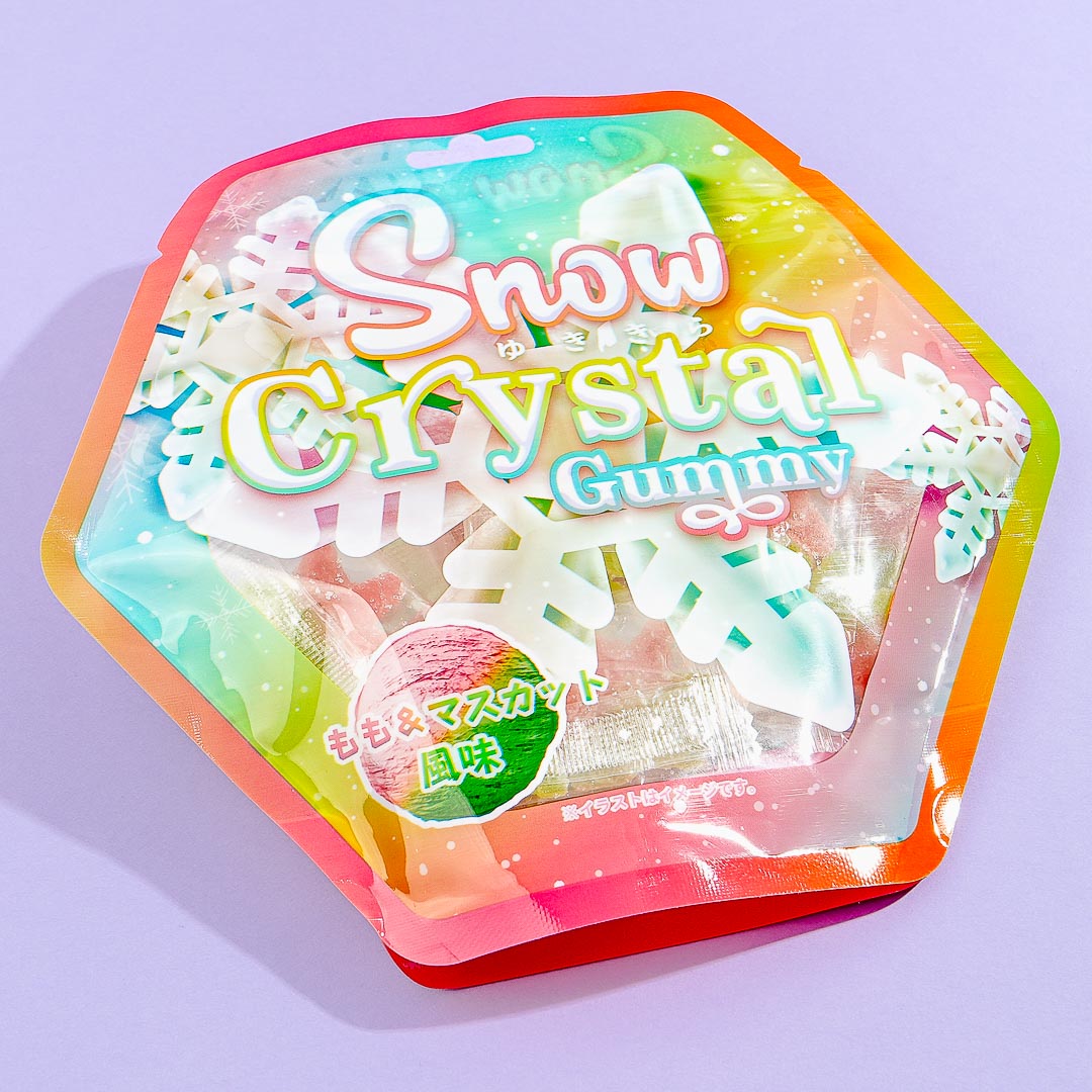 Schneekristall Gummy – Pfirsich & Muskat